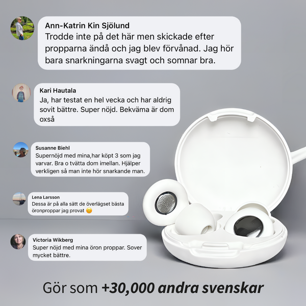Dreamplugs: Dämpar snarkningar & oljud